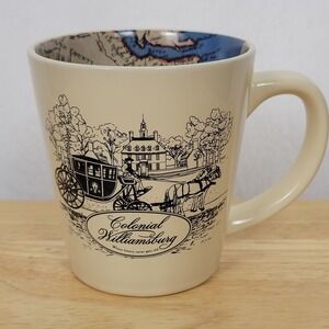 Colonial Williamsburg "Places You Love" Mug McGovern & Co Historic Map Interior